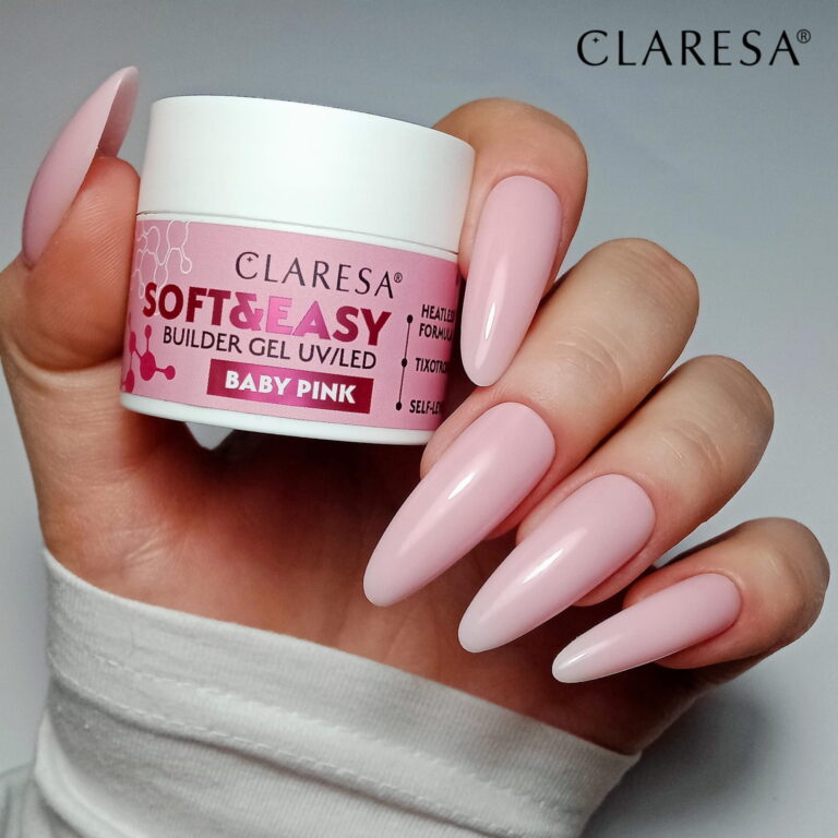 Claresa Żel budujący Soft&Easy BABY PINK 45G