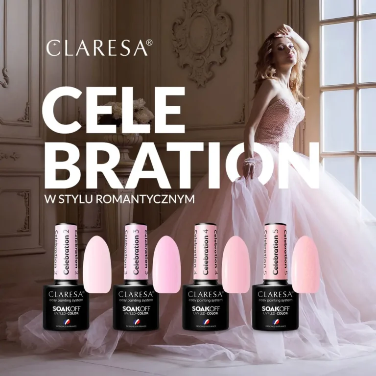 Claresa-Celebration-romantic-inspiracja Claresa Lakier Hybrydowy CELEBRATION 3 5g