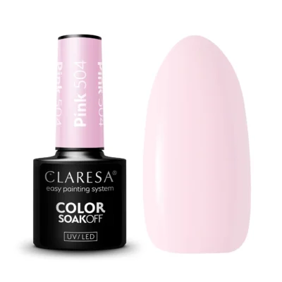 Claresa Lakier hybrydowy PINK 504 5g