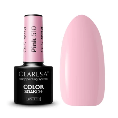 Claresa Lakier hybrydowy PINK 510 5g