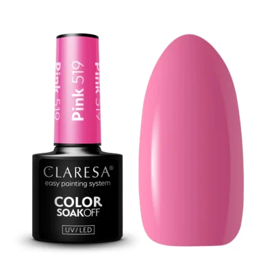 Claresa Lakier hybrydowy PINK 519 5g