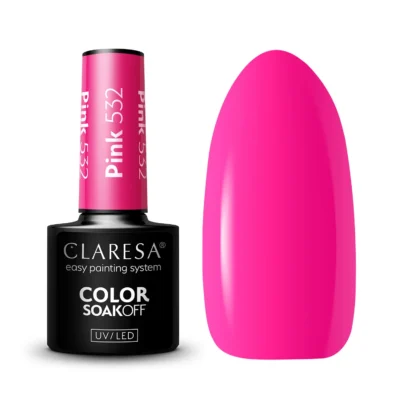 Claresa Lakier hybrydowy PINK 532 5g