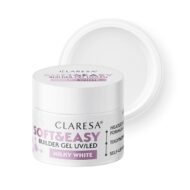 Claresa Żel budujący Soft&Easy BABY PINK 45G - Milky White