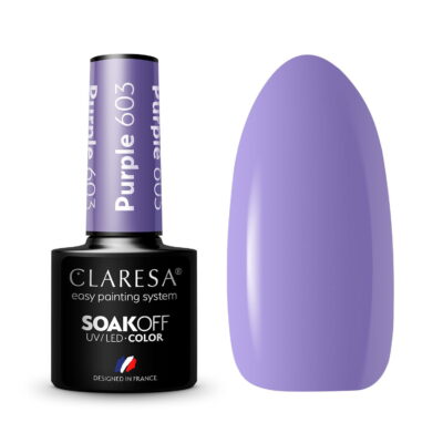 Claresa Lakier hybrydowy PURPLE 603 5g