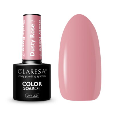 Claresa Lakier Hybrydowy DUSTY ROSE 7 5g