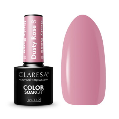Claresa Lakier Hybrydowy DUSTY ROSE 8 5g