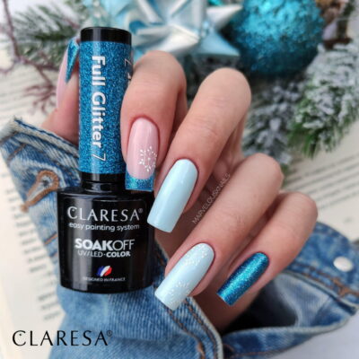 Full-Glitter-7,-Shake-5-niebieskie-paznokcie-hybrydowe