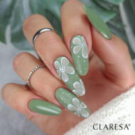 Zielony-manicure-hybrydowy-z-wzorami.-Uzyte-kolory-lakierow-hybrydowych-Gray-205,-Green-801
