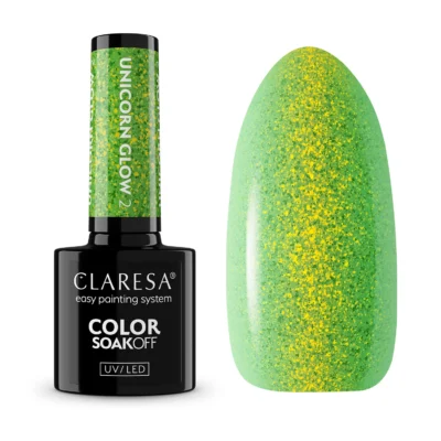 Claresa Lakier hybrydowy UNICORN GLOW 2 5g