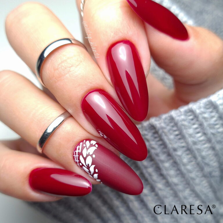 claresa lakier hybrydowy Red 435