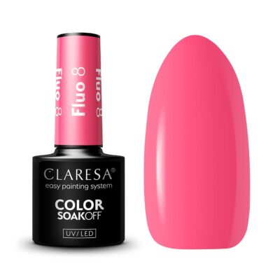 Claresa Lakier hybrydowy FLUO 8 5g