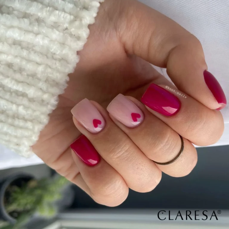 krotkie-rozowe-paznokcie-stylizacja krotkie-rozowe-paznokcie-stylizacja