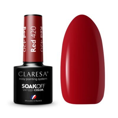 Claresa Lakier hybrydowy RED 420 5g