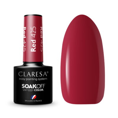 Claresa Lakier hybrydowy RED 425 5g