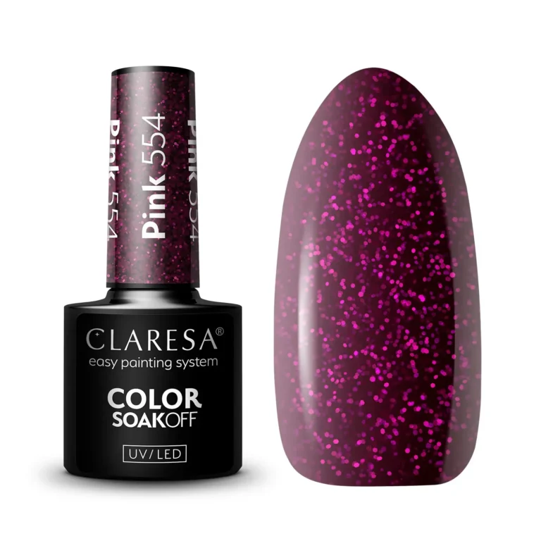 Claresa Lakier hybrydowy PINK 554 5g